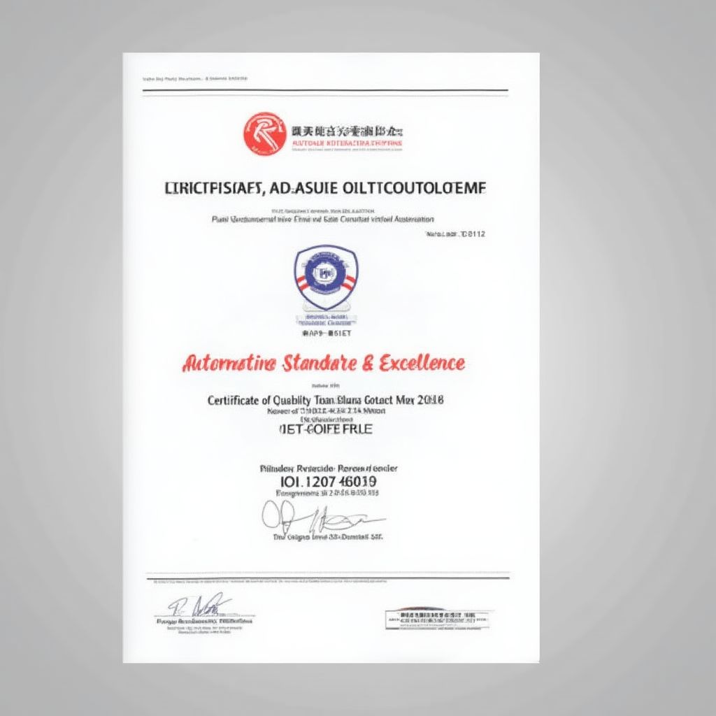 ISO certifikace kvality pro automobilové služby